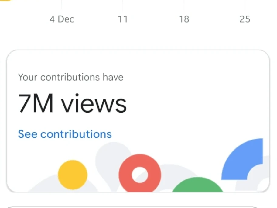 7 million Google Maps views milestone
